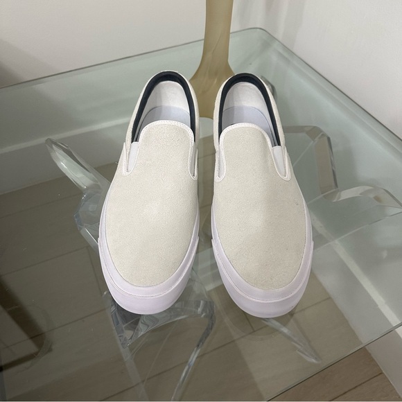 Converse One Star CC Suede Slip On Sneakers Men's SZ 13 White Luxury Skater NWOT - Picture 5 of 10